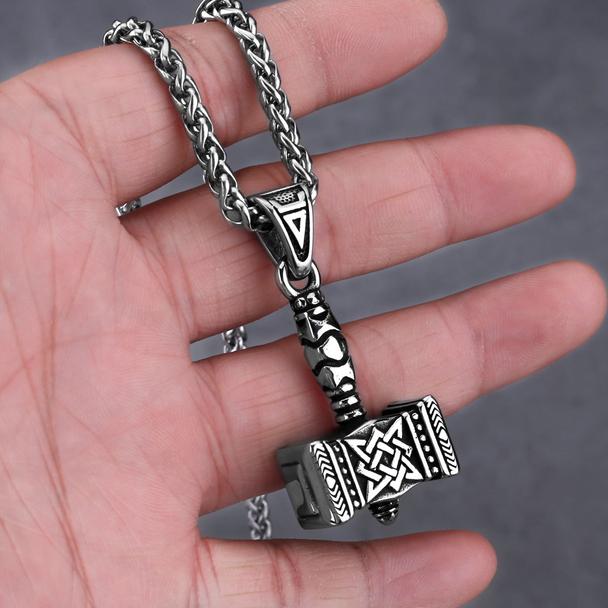 Thor’s Hammer Pendant Necklace