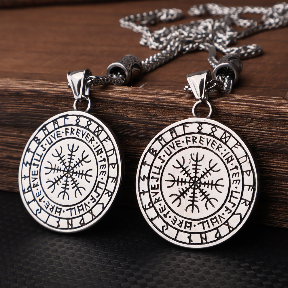 Fenrir Wolf Runic Necklace