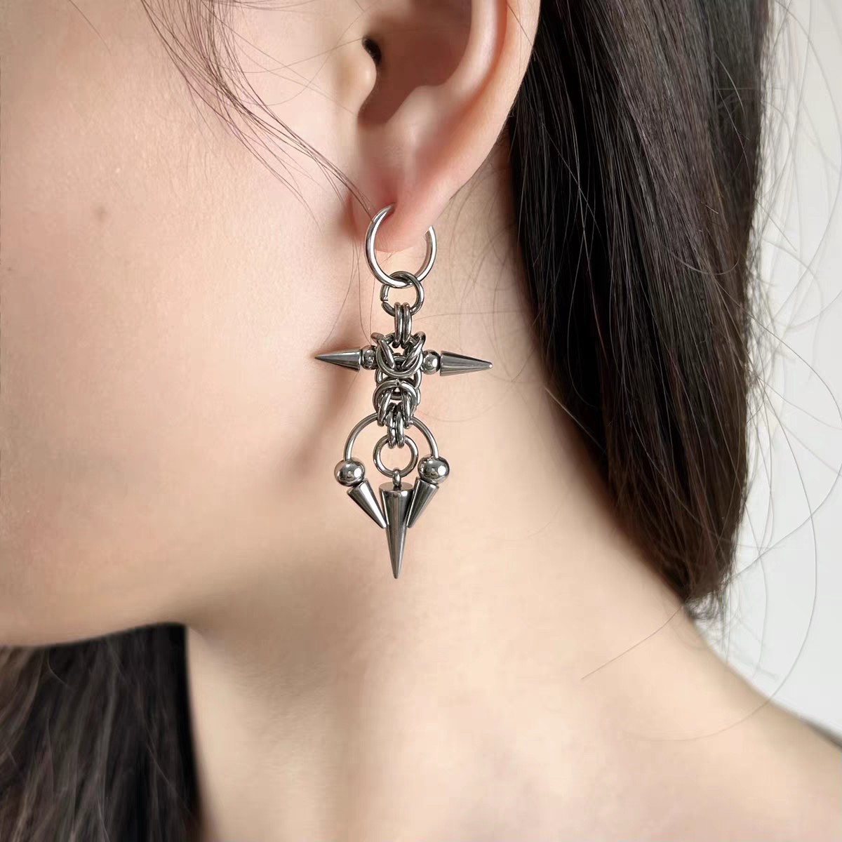 Spike Orbit Earrings