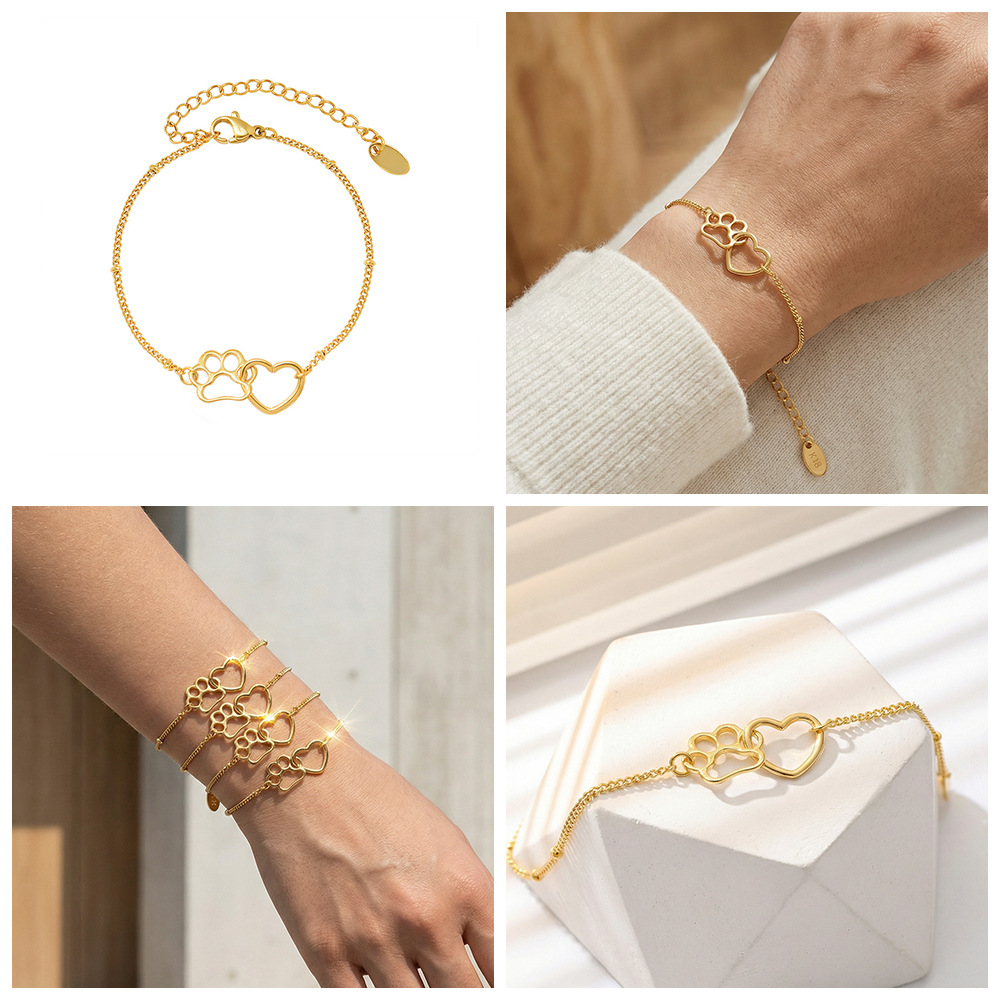 Paw in My Heart Bracelet