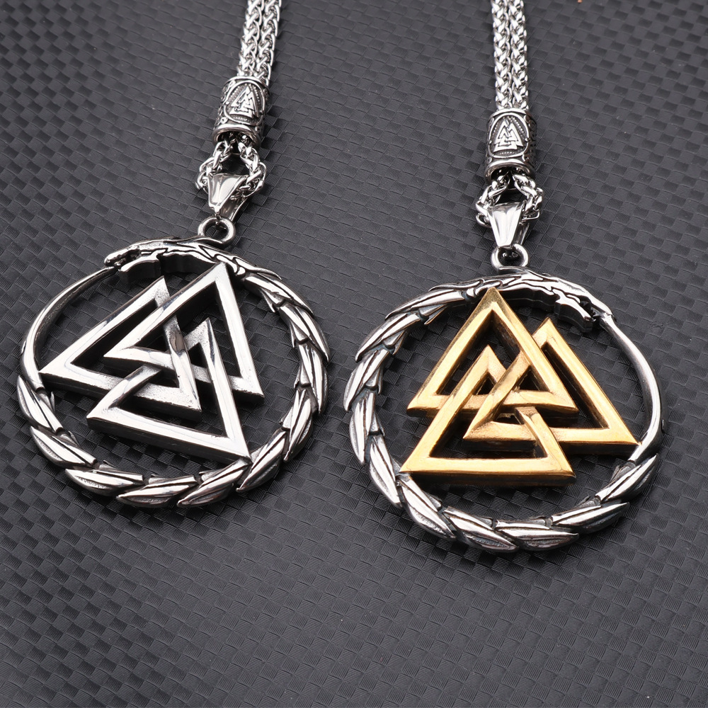 Jormungand's Knot - Metal Alloy Serpent Pendant