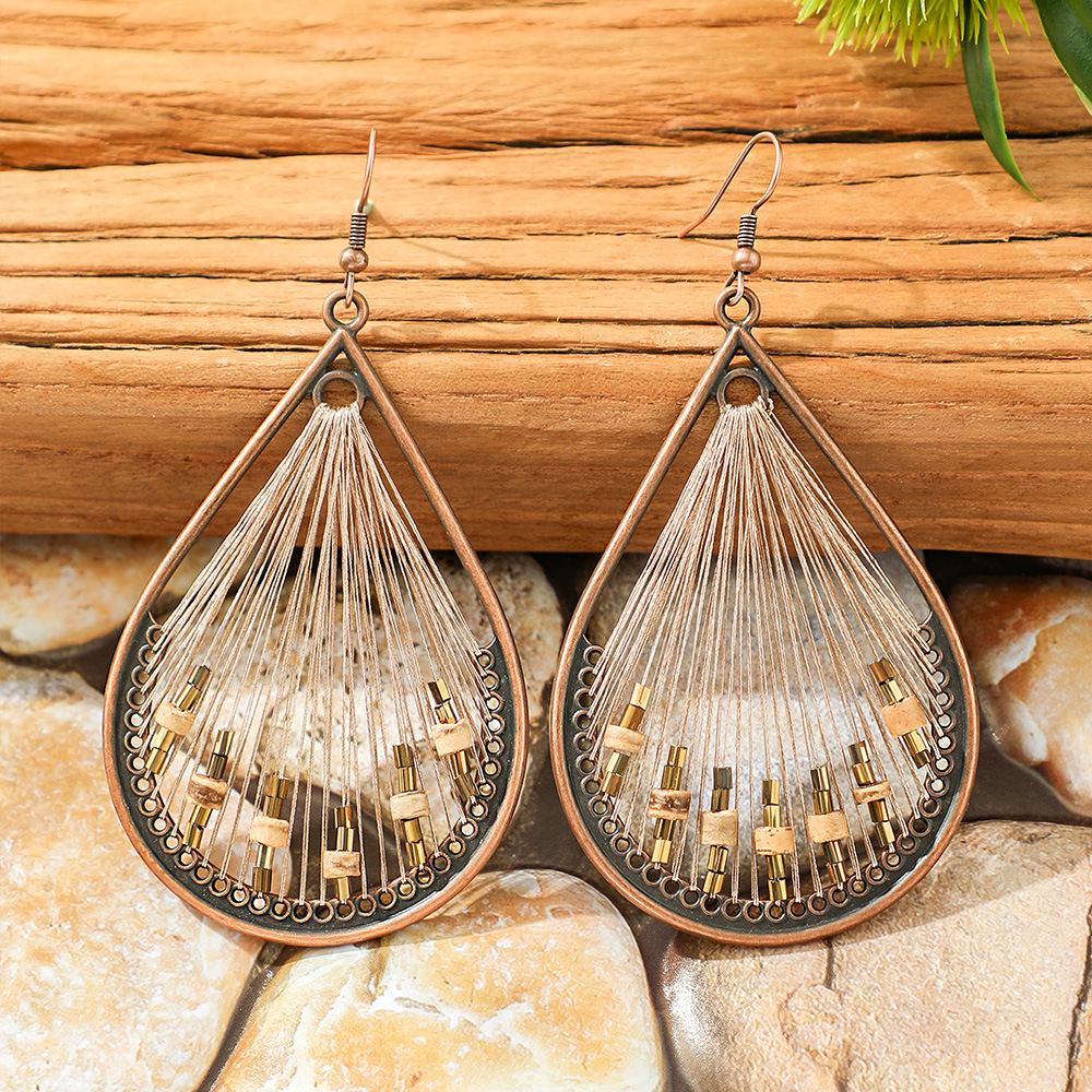 Teardrop Tassel Earrings