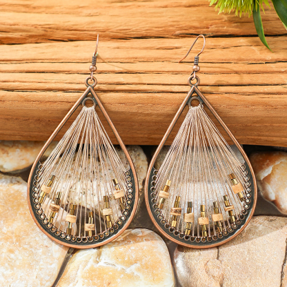Teardrop Tassel Earrings