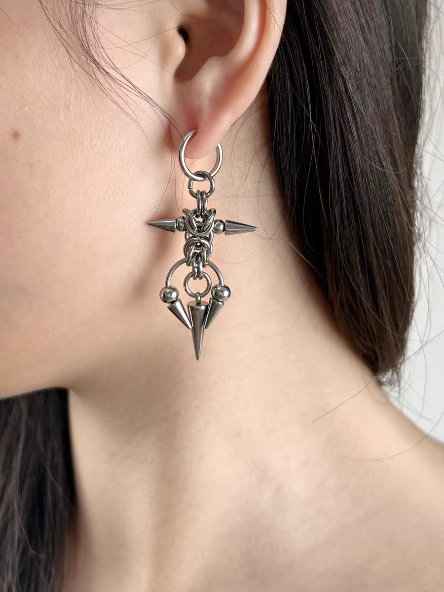 Spike Orbit Earrings