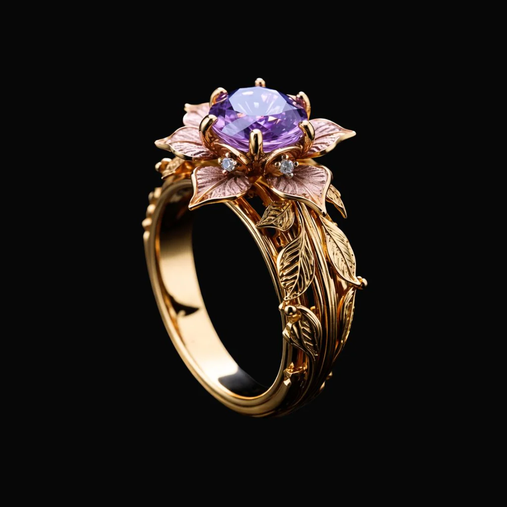 Violet Daydream Ring