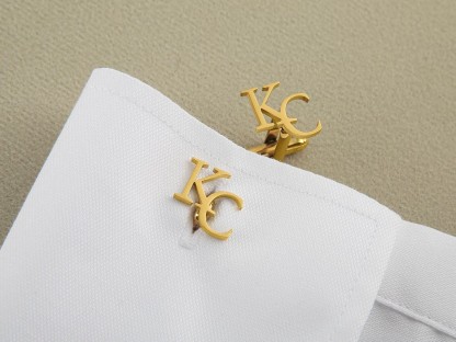 Personalized Groomsmen Cufflinks, Custom Initial Cufflinks, Groomsmen Gifts, Groomsmen Proposal, Best Man Gifts, Wedding Cufflinks for Groom