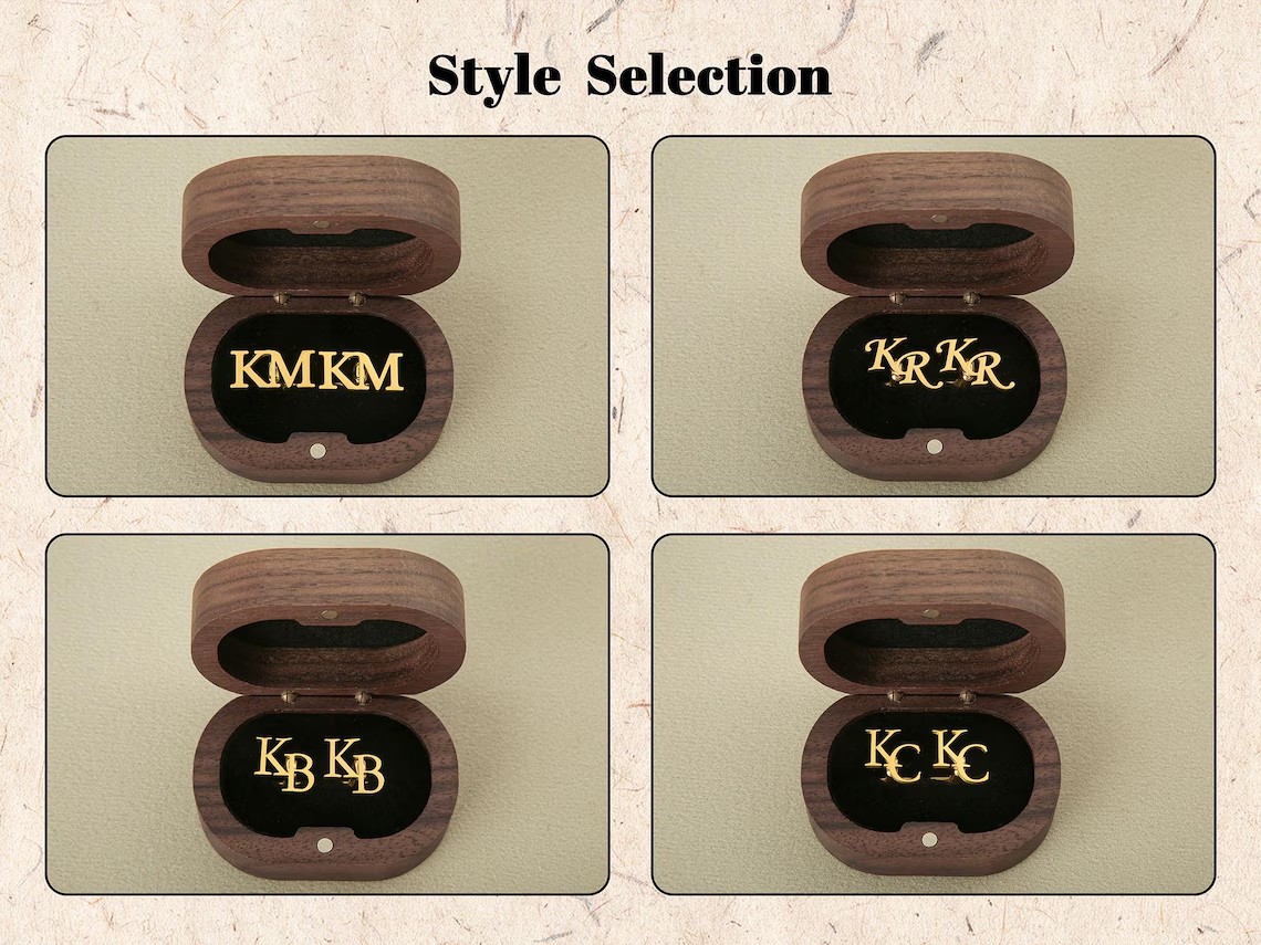 Personalized Groomsmen Cufflinks, Custom Initial Cufflinks, Groomsmen Gifts, Groomsmen Proposal, Best Man Gifts, Wedding Cufflinks for Groom