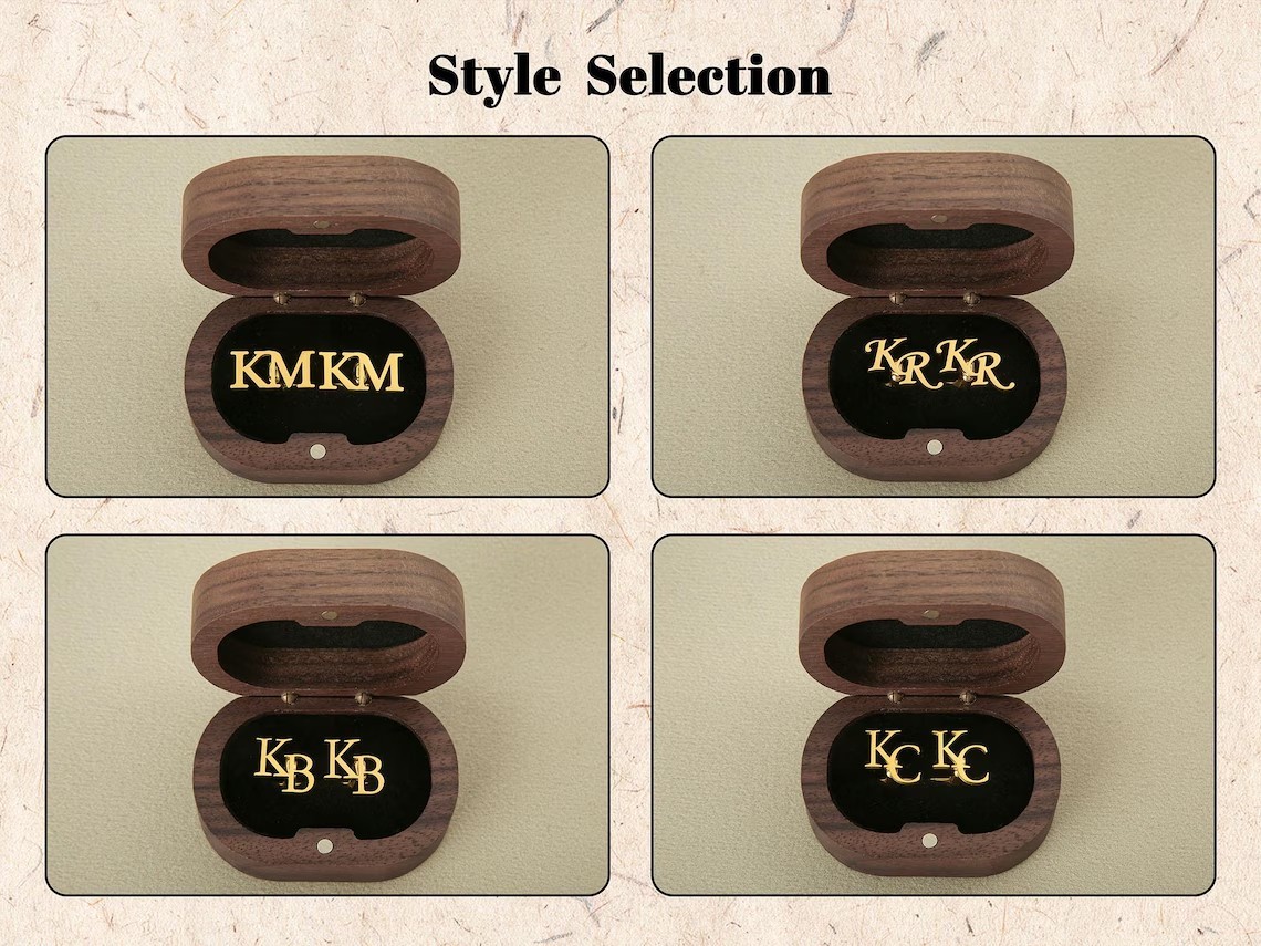 Personalized Groomsmen Cufflinks, Custom Initial Cufflinks, Groomsmen Gifts, Groomsmen Proposal, Best Man Gifts, Wedding Cufflinks for Groom