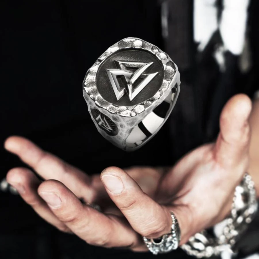 The Valknut Warrior Ring