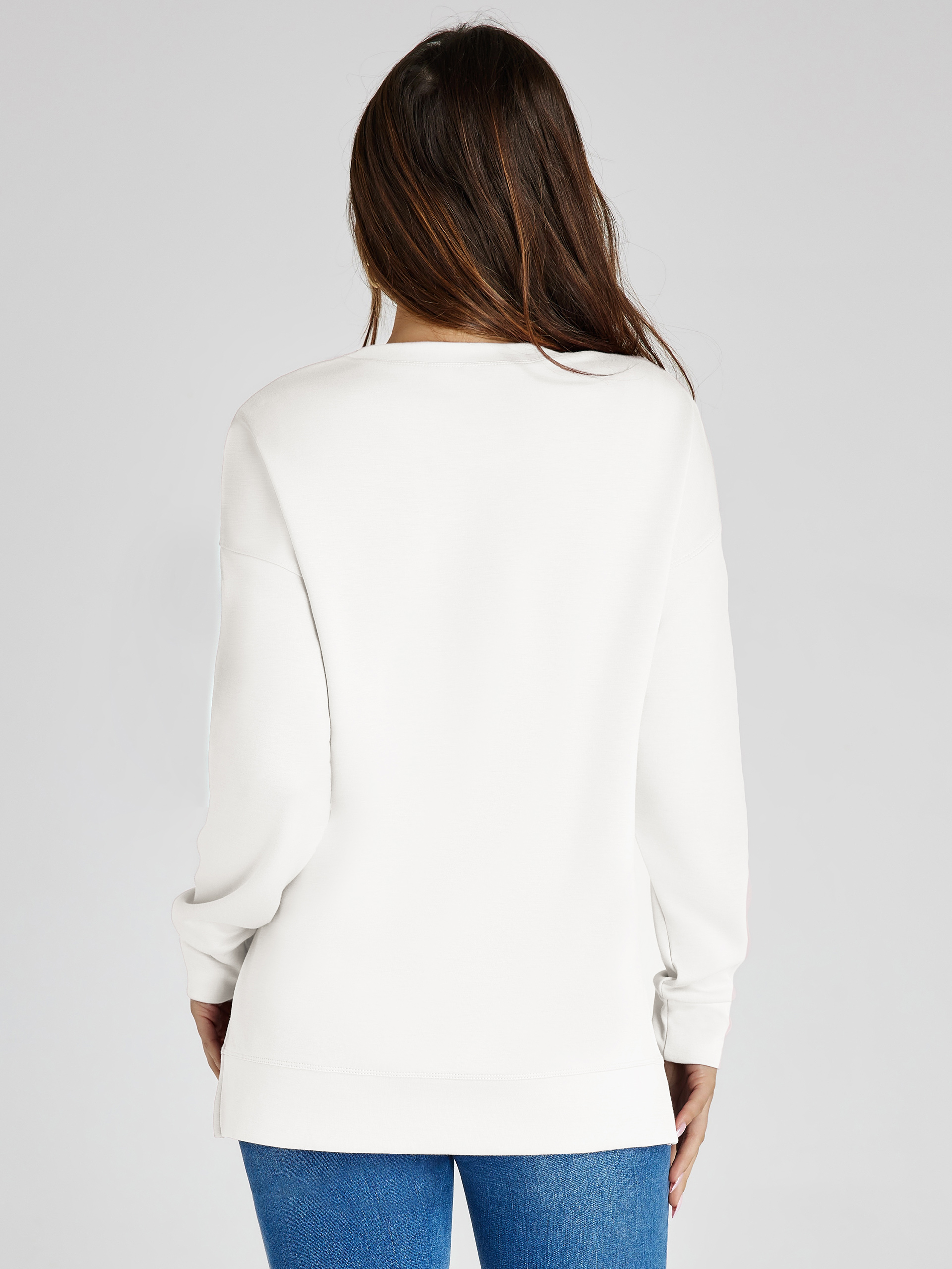 Crewneck Raglan Long Sleeve Loose Sweatshirt