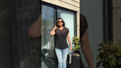 Lace Cap Sleeve Relaxed Fit Summer Top