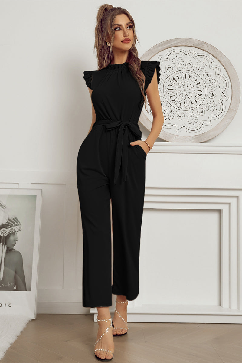 YLIKA JUMPSUIT - BLACK