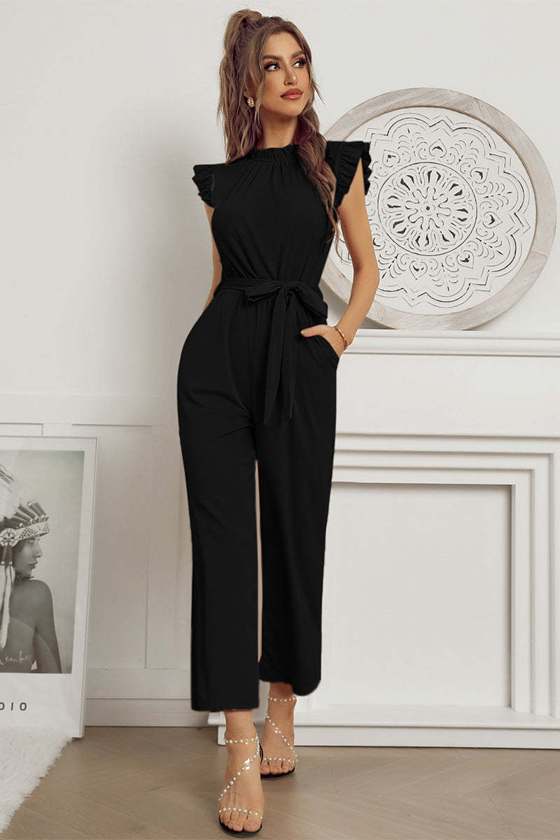 YLIKA JUMPSUIT - BLACK