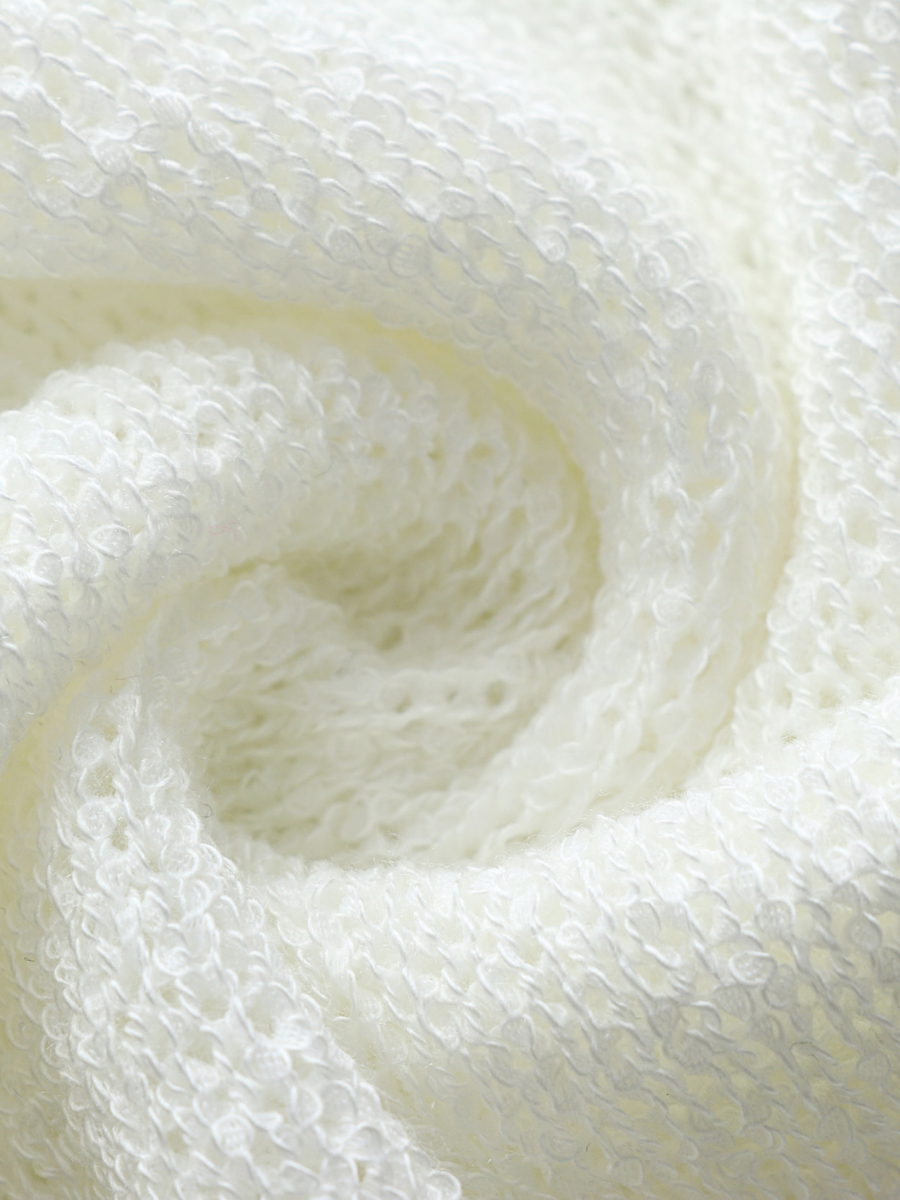 Calistally | CASTAWAY Low Open Back Knit Dress - Cream