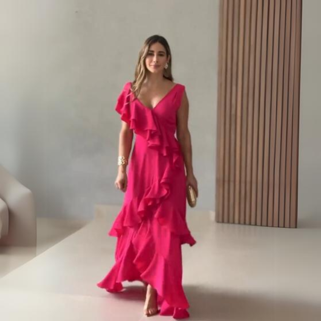 Elegance Laissa Rose Maxi Dress