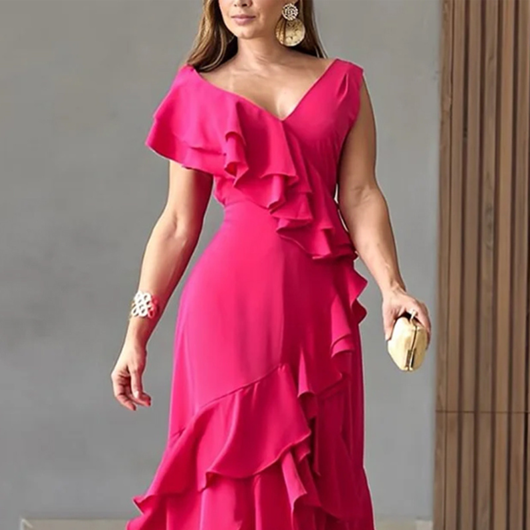 Elegance Laissa Rose Maxi Dress