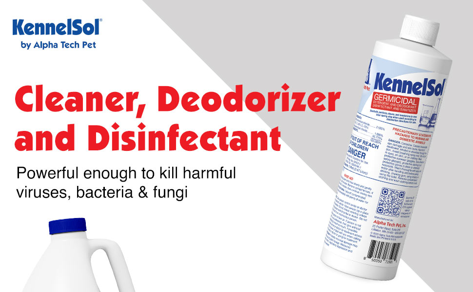 KennelSol. dog kennel cleaner and deodorizer kennel disinfectant