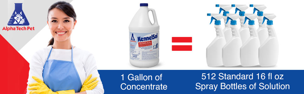 KennelSol. kennelsol disinfectant 1 gallon disinfectant for dog