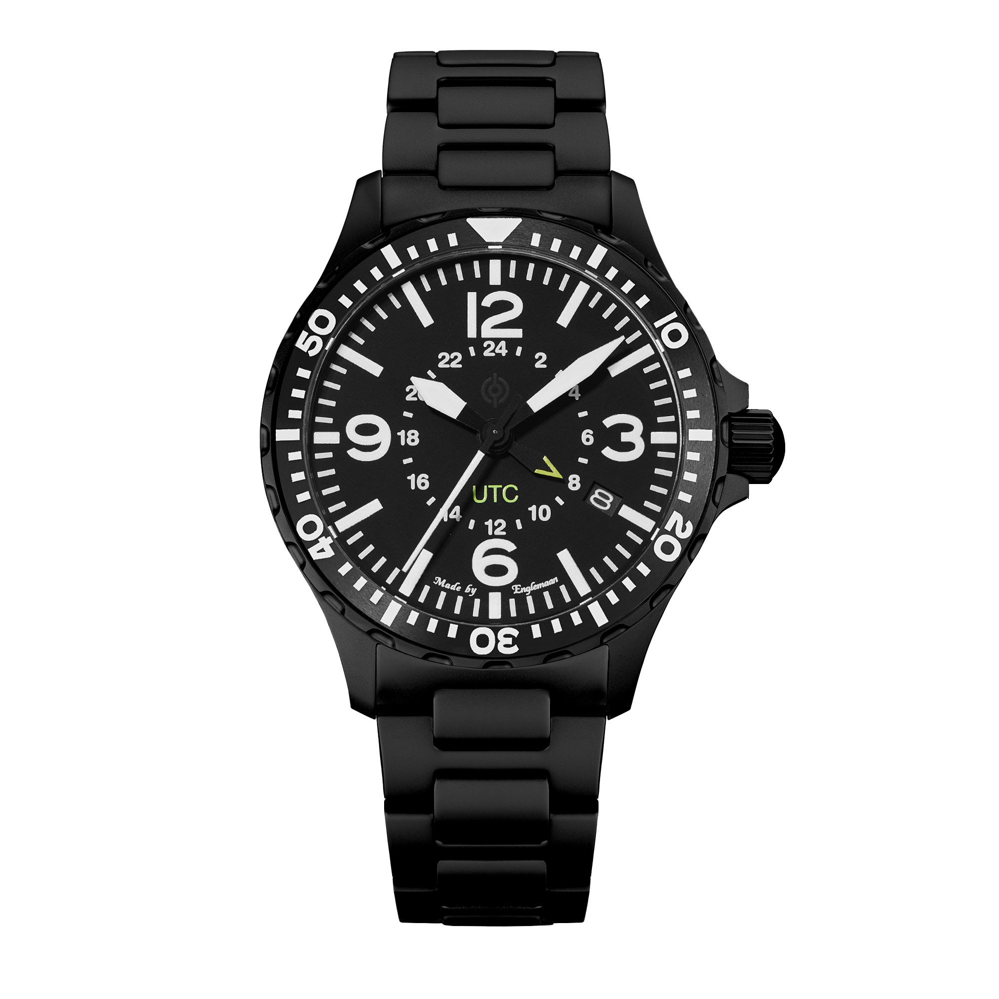 Parallax UTC 40MM | Black – ENGLEMAAN
