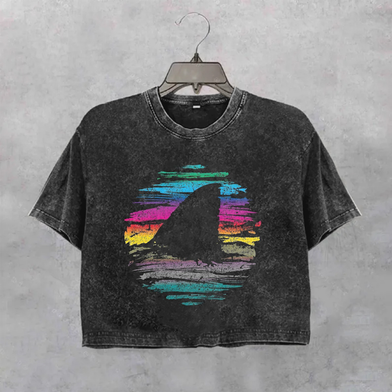 It's Shark Week Somewhere Crop Shirt