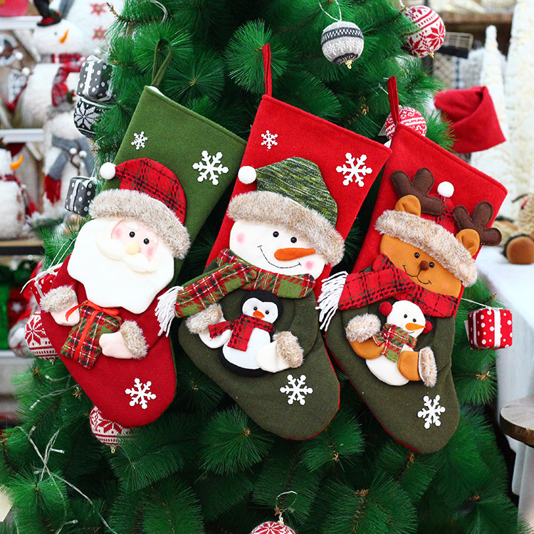 New Christmas stockings and gift bags