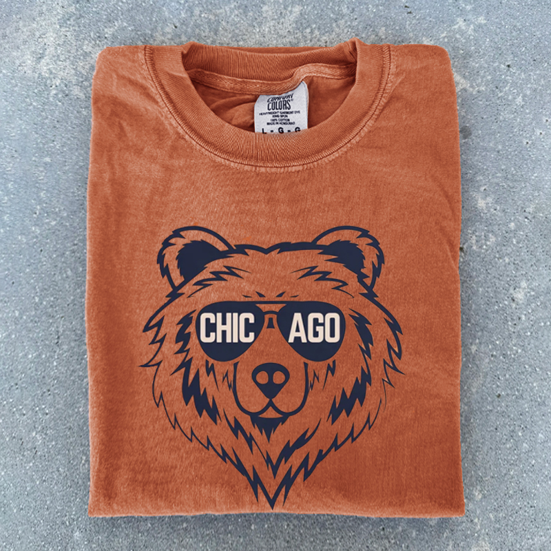 Comfort Colors Chicago Football T-shirt