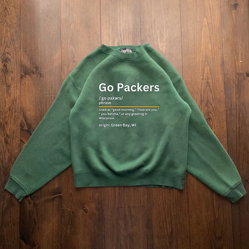Comfort Colors Green Bay Football Sweatshirt