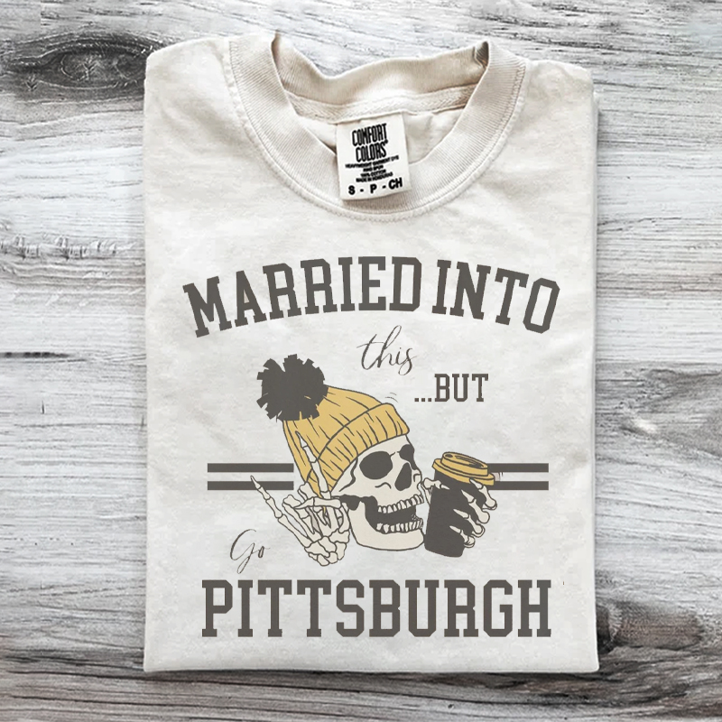 Comfort Colors Pittsburgh Football T-shirt