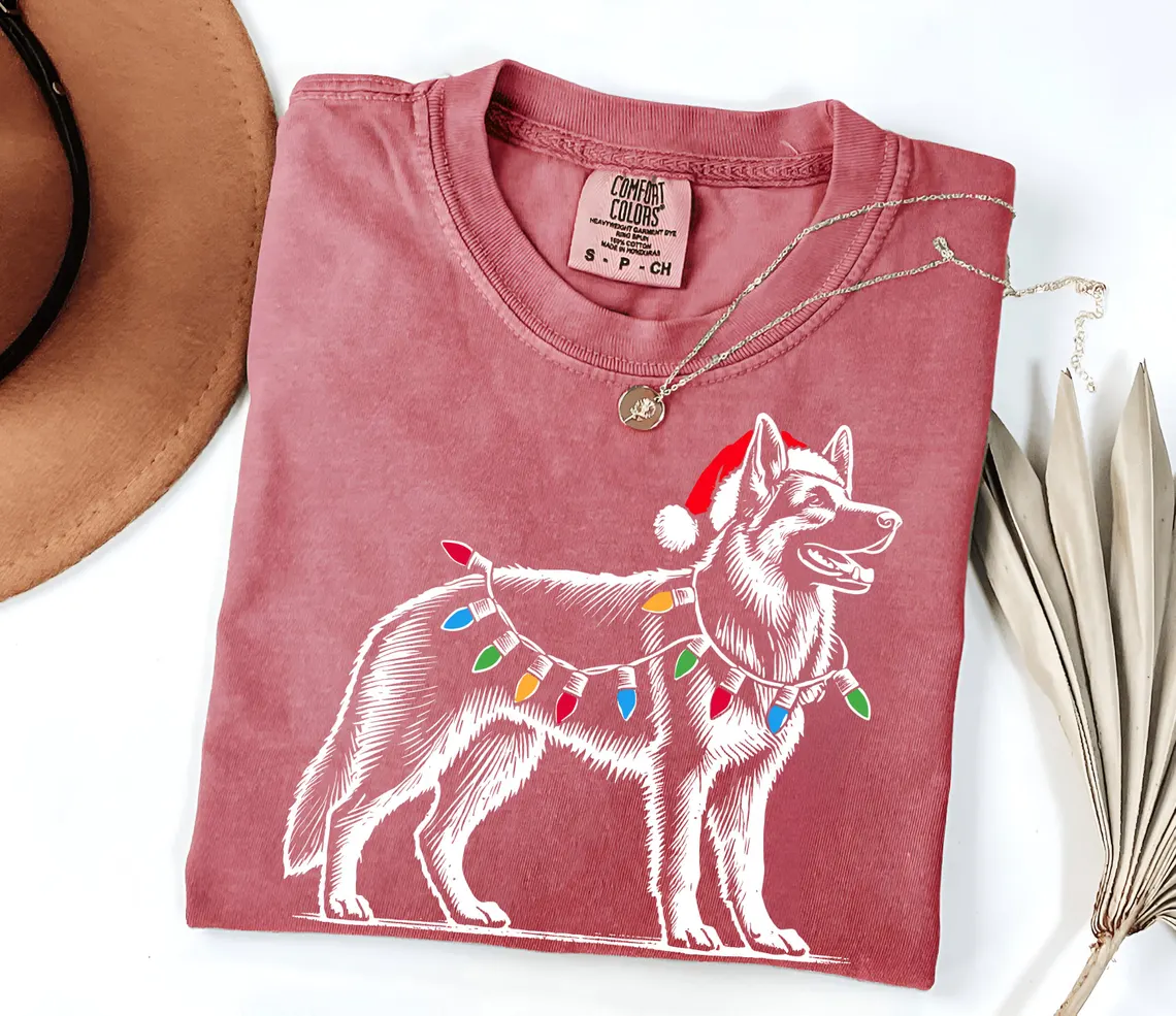 Siberian Husky Christmas Shirt