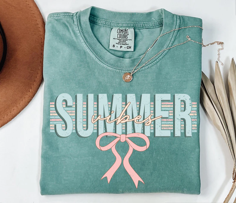 Retro Summer Vibes Comfort Colors T-Shirt