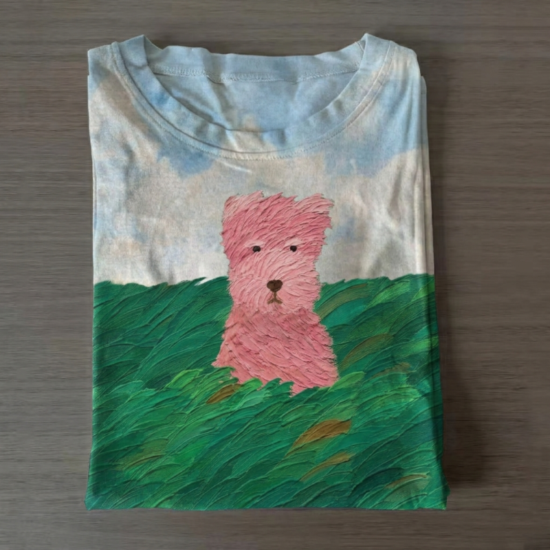 Whimsical Breeze Spring T-shirt