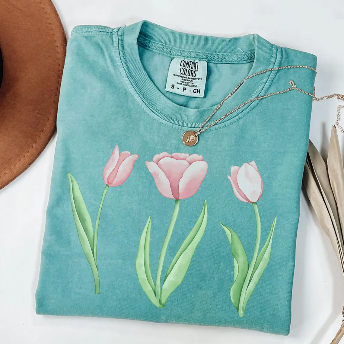 [Copy]Lonely Ghost in Blooms Tee