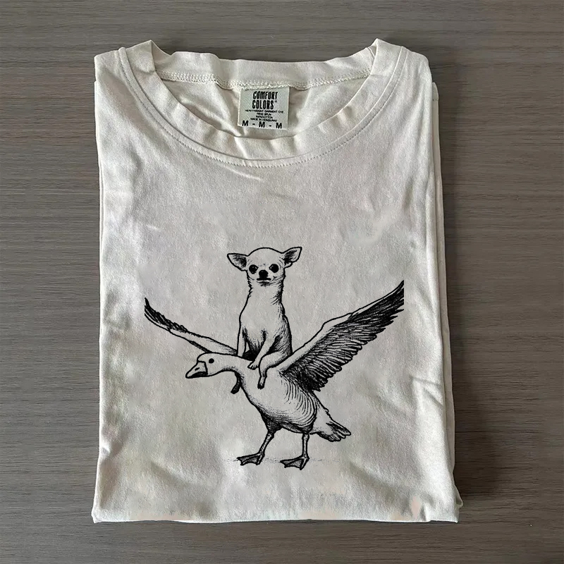 Funny Chihuahua Goose T-shirt