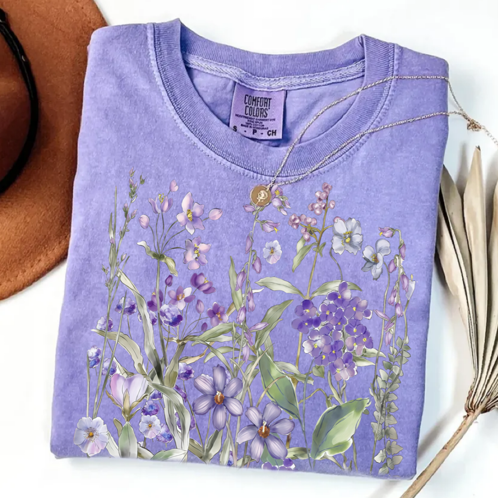 Floral Printed T - shirts