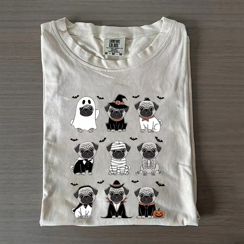 Pug Spooky Halloween T-shirt