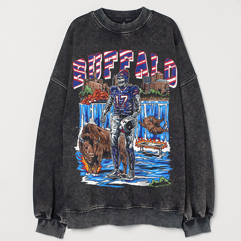 Comfort Colors Buffalo Football Unisex T-Shirt/Sweatshirt