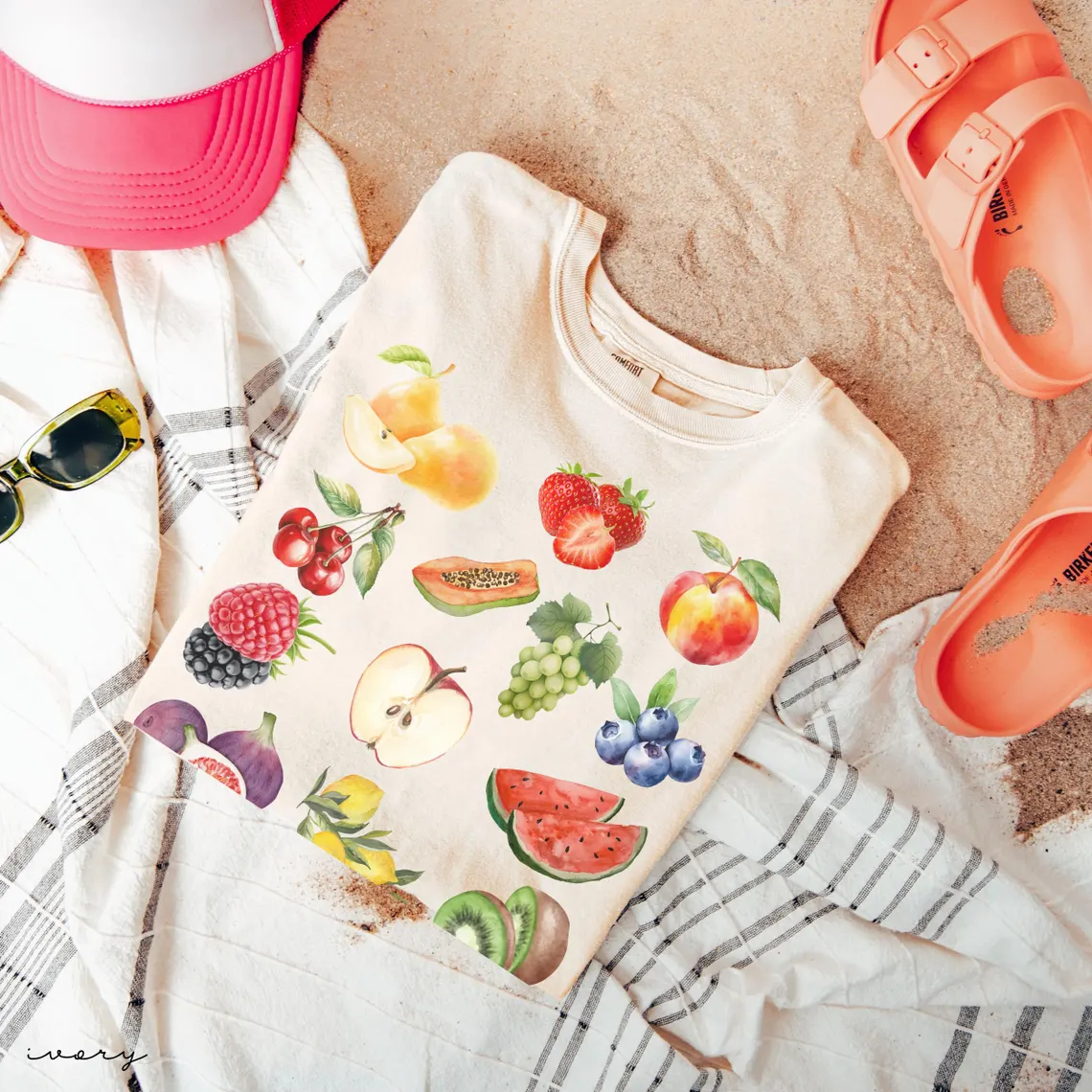 Comfort Colors Tropical Fruit T-Shirt