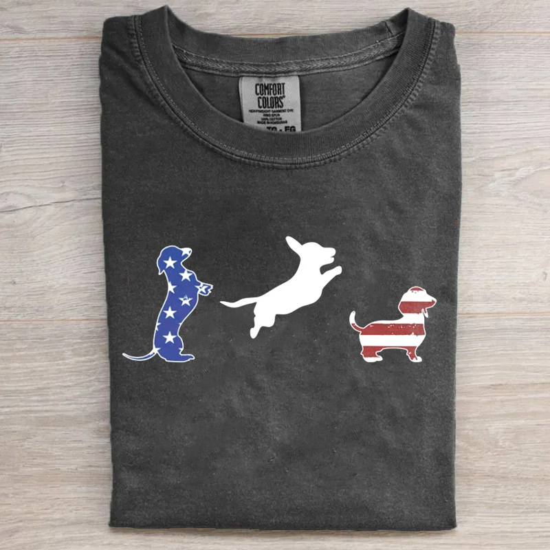 Patriotic Dachshund T-shirt