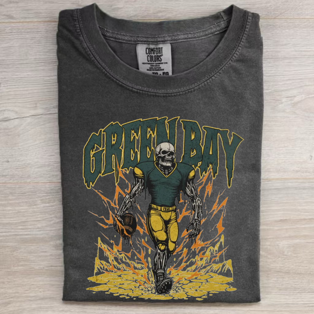 Retro Style Green Bay Football T-shirt