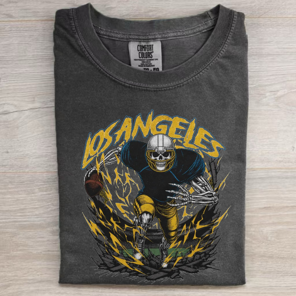 Retro Style Los Angeles Football T-shirt