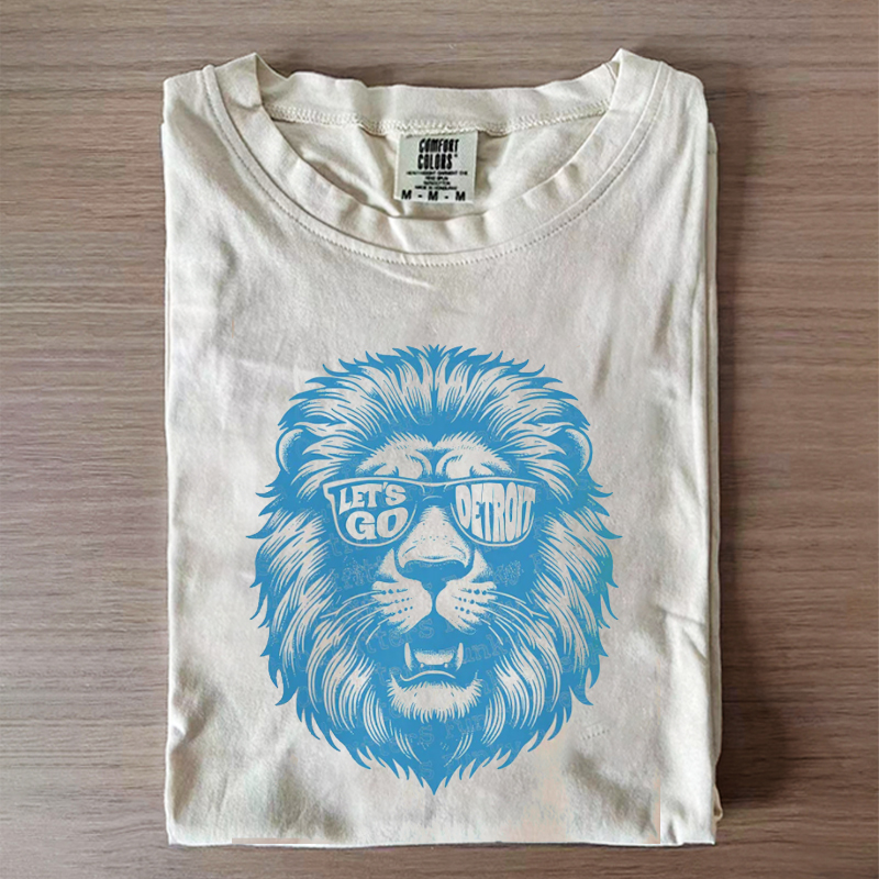 Comfort Colors Detroit Football Sweatshirt/T-Shirt