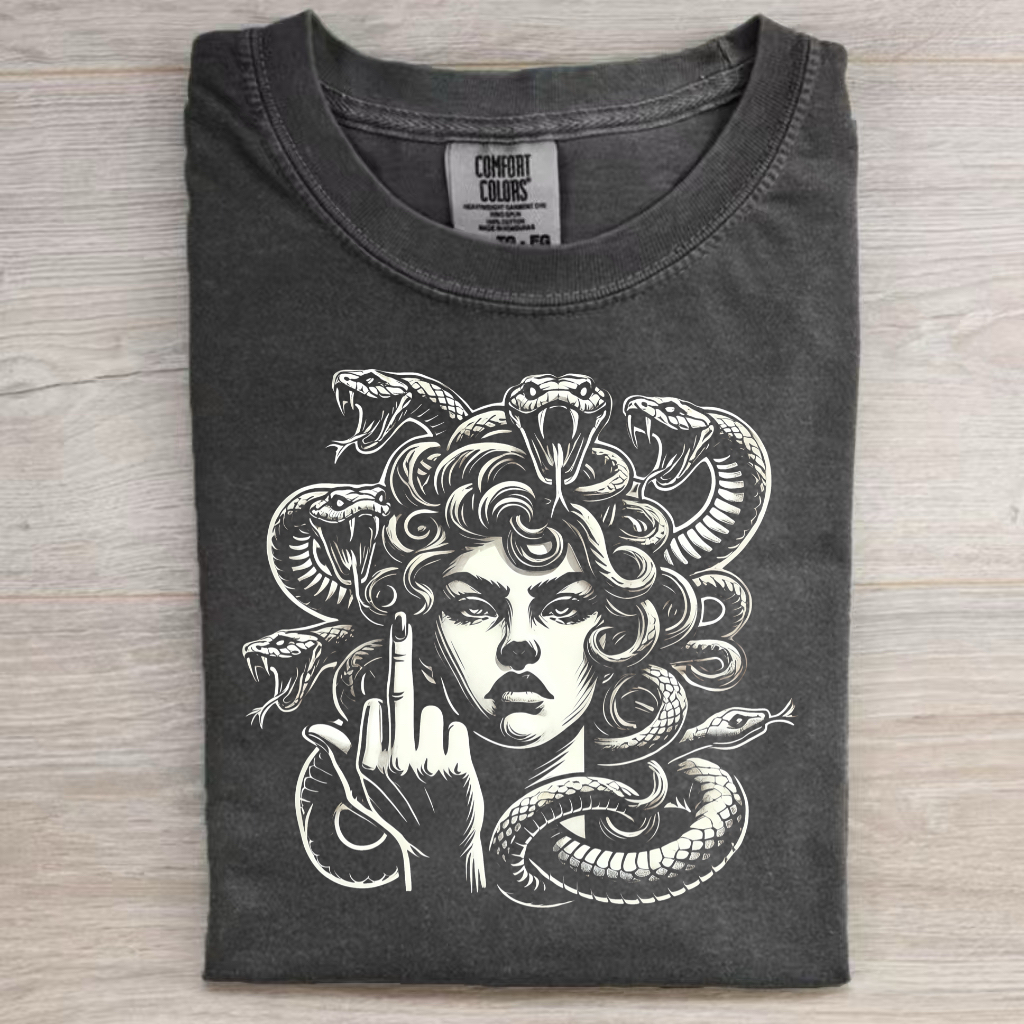 Rebel Medusa Graphic T-Shirt