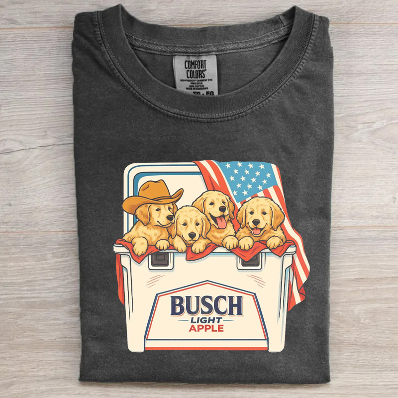 Patriotic Dog Beer T-shirt