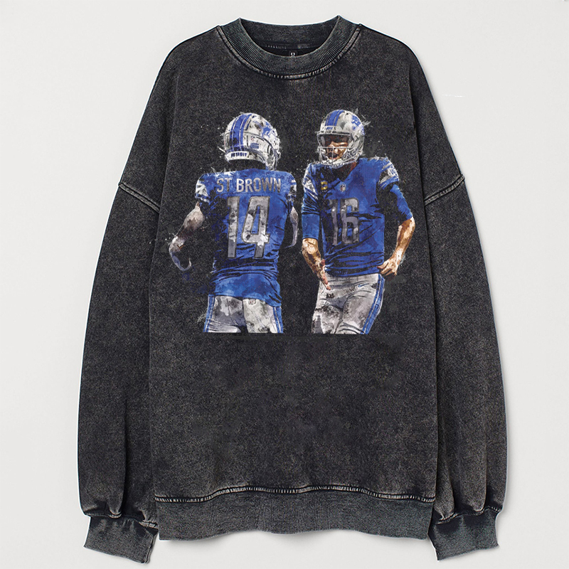 Detroit Football Jared& Amon T-Shirt/Sweatshirt