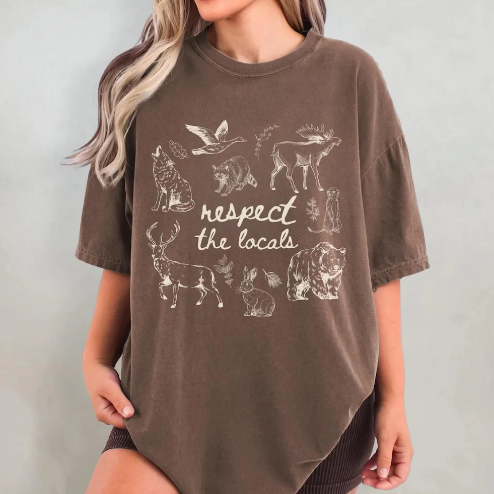 Vintage Hummingbirds at Flowers T-Shirt
