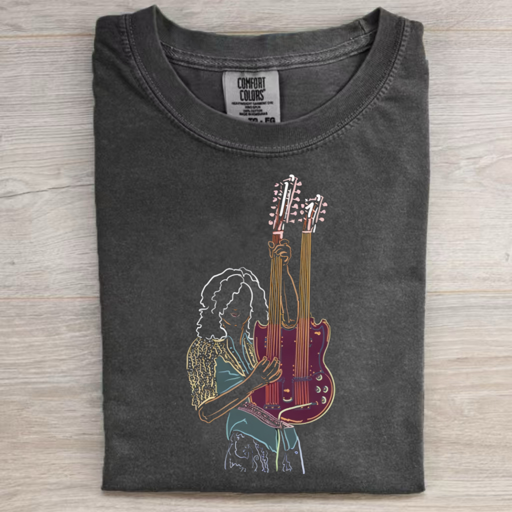 Retro Style Rock Band T-shirt