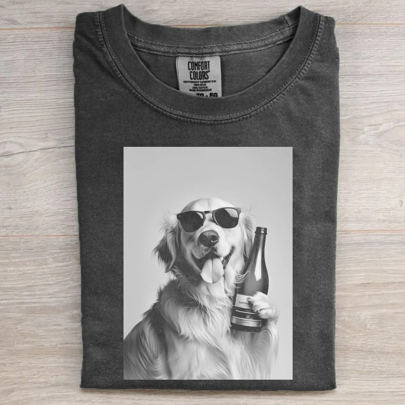 Vintage Funny Golden Retriever T-shirt