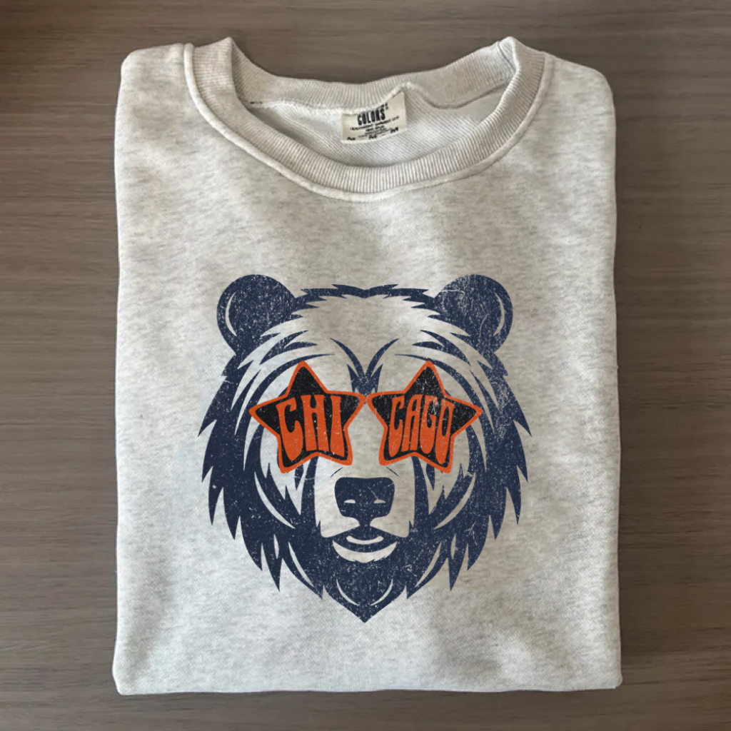 Retro Style Chicago Football T-Shirt/Sweatshirt