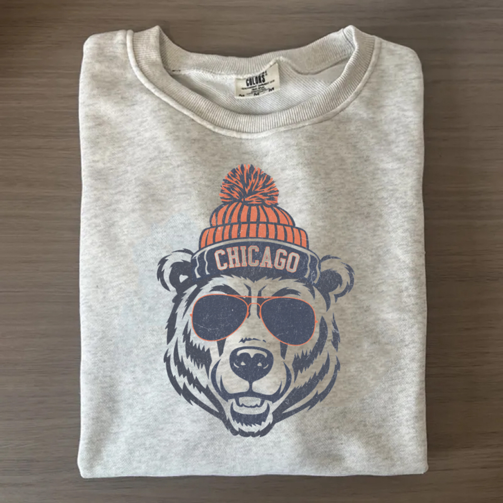 Retro Style Chicago Football T-Shirt/Sweatshirt