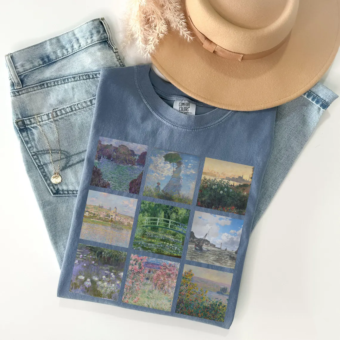Famous Painting Grid Tee